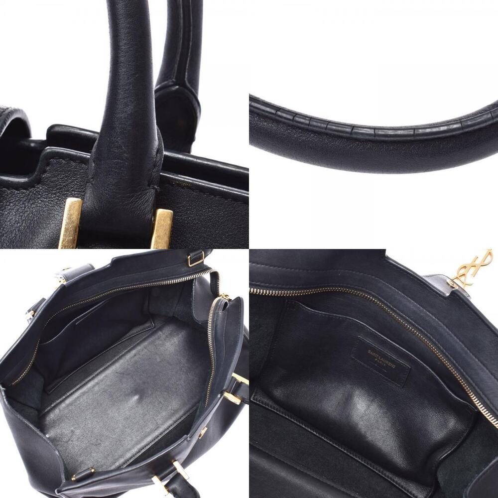 SAINT LAURENT Cabas Black Calfskin Bag - Picture 11 of 11